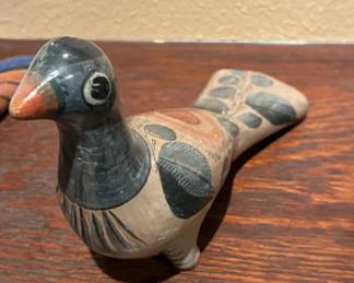 Tonala Pottery Bird Figurine
