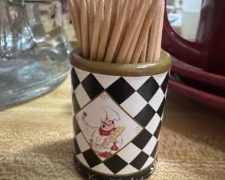 Chef Vino Veritas Toothpick Holder