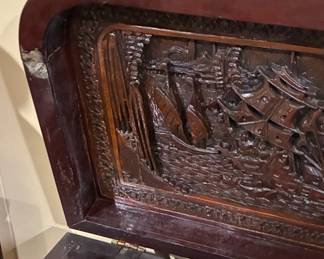 Chinese Carved Rosewood Cabinet third image