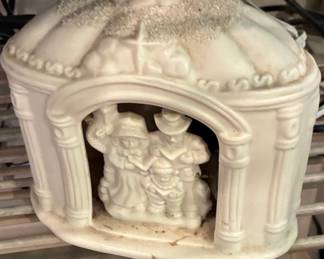Vintage Ceramic Figurine of a Family