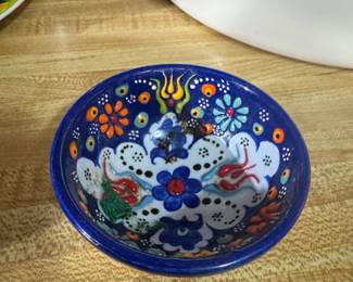 Handmade Turkish Ceramic Decorative Bowl
