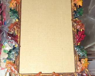 Primitives by Kathy Gold Leaves Photo Frame
