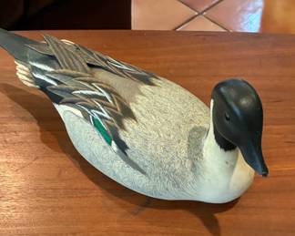 HandCarved Pintail Duck Decoy by Jon Jones, The Danbury Mint