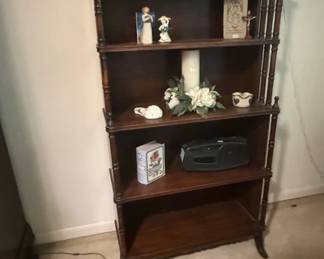 Victorian Walnut Whatnot Shelf