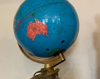 Vintage Crams Illuminated World Globe