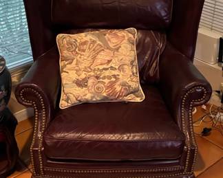 Leather armchair