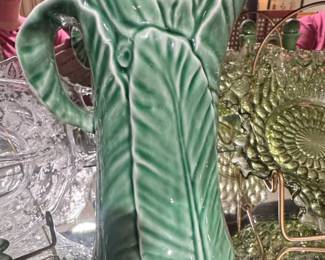 Bordallo Pinheiro Cabbage Leaf Pitcher