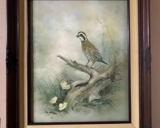 Betty Allison Quail Painting