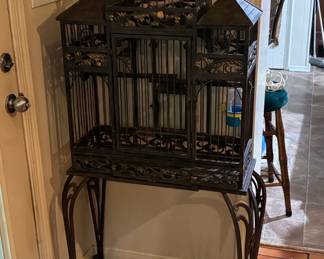 Cast Iron Bird Cage