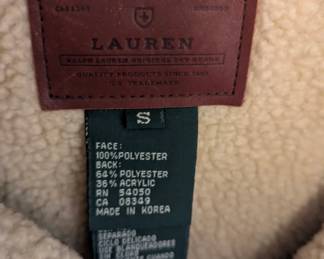 Lauren Ralph Lauren Faux Suede Sherpa Lined Jacket second image