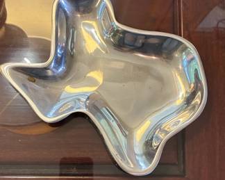 Texas Shaped Metal Tray or Dish