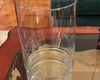 Clear Glass Cylinder Vase
