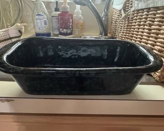 Bennington Potters Stoneware Rectangular Dish,