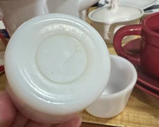 FireKing Milk Glass Ramekins second image