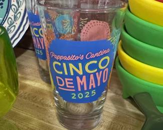 Pappasitos Cantina Cinco de Mayo Glass