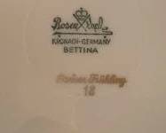 Rosenthal China ser. for 12/ 5 pie; settings with many extras