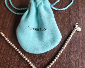 Tiffany sterling Silver Tag Bracelet 