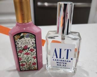 Gucci Flora and ALT Caribbean Water no. 52