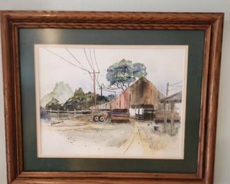Watercolor by B. Karraker 1991