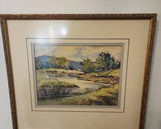 Carl Peterson original Watercolor