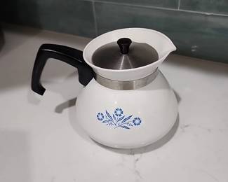 Corningware Tea pot, cornflower