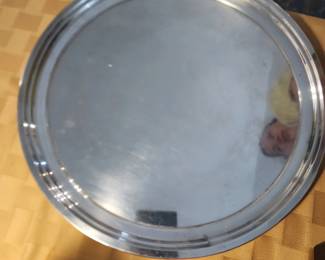 Sterling silver serving tray