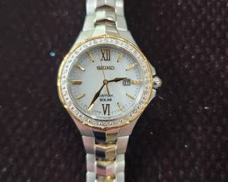 Seiko Coutura Solar Ladies Watch, $250.00