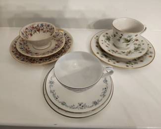 Sets of 3, Imperial China, Bavaria and Royal Doulton