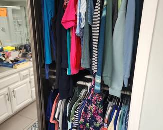 Women's clothing small, medium and some large