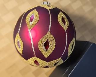 Giant Christmas bulbs