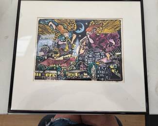 J. Becker 1999 Original "Christmas Presents And Past"