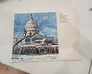The Inaugural Address by John F. Kennedy brochure