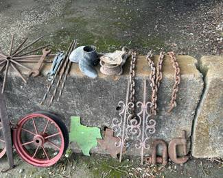 Decorative Rod iron/industrial tools