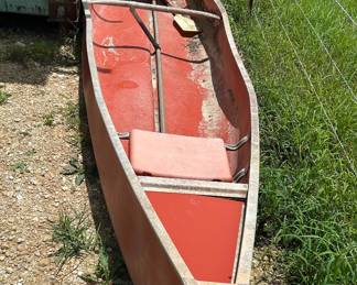 Canoe. Holds water in it so I guess it will hold water out.