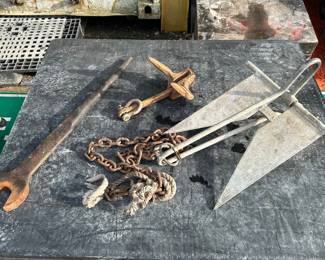 Spud wrench/boat anchors