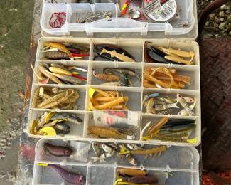 Vintage fishing tackle