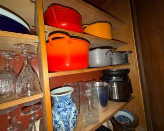 Enamel Cookware (Le Creuset I think)