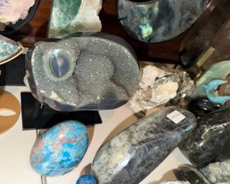 Labradorite, Blue Apatite, Geodes,