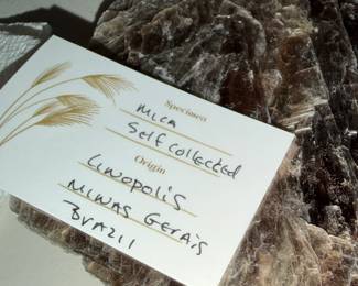 Rocks, Minerals, and Crystals all labeled, inc Mica,