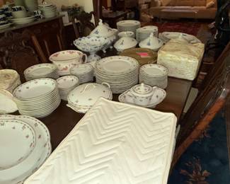 Large setting of 80+ pieces Limoges
