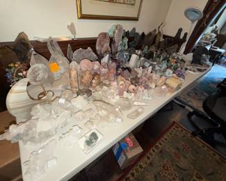 Huge collection of Rocks and Crystals, being sold as a whole lot