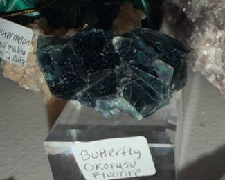 Tourmaline, Fluorite,