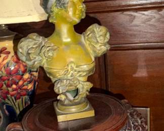 All this time I've been calling her Beatrice... but looks like she's just another floozy! No signature that I can see.. will look again, if Zsolnay or Goldscheider it would be nice...
