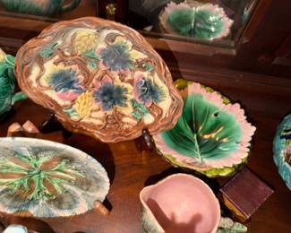 More Majolica plates