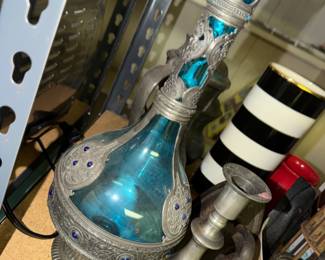 oooh. an art glass. vase that escaped the upstairs collection...