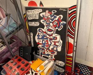 Galerie Maeght Alexander Calder Exhibition poster, and Jean Dubuffet "Dix Ans d'Art Vivant very cool!!!