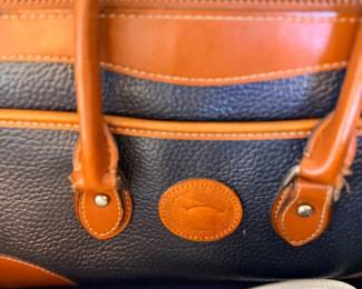 Dooney & Bourke-style leather handbag