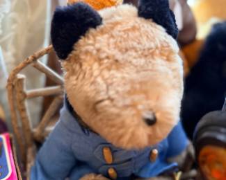 Dressed plush teddy bear