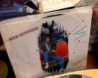 Assorted vinyl records