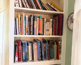 Bookcase filled with hardcover books